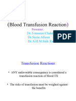 Hematology Transfusion Reaction