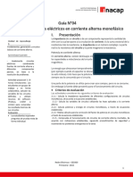 GUÍA 4 Montaje Circuitos Eléctricos en CA Monofásicos