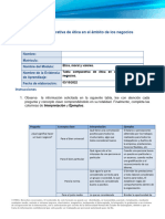 Tabla Comparativa de Ética en El Ámbito de Los Negocios.