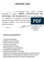 Certificado Nr-11 - Abrão