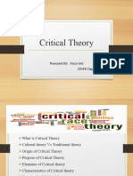 Critical Theory by Faiza Gul