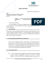 Carta Notarial Respuesta A Cobro de Deuda