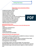 Drilling Fluids Notes