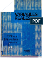 Variables Reales - Murray Spiegel - Color