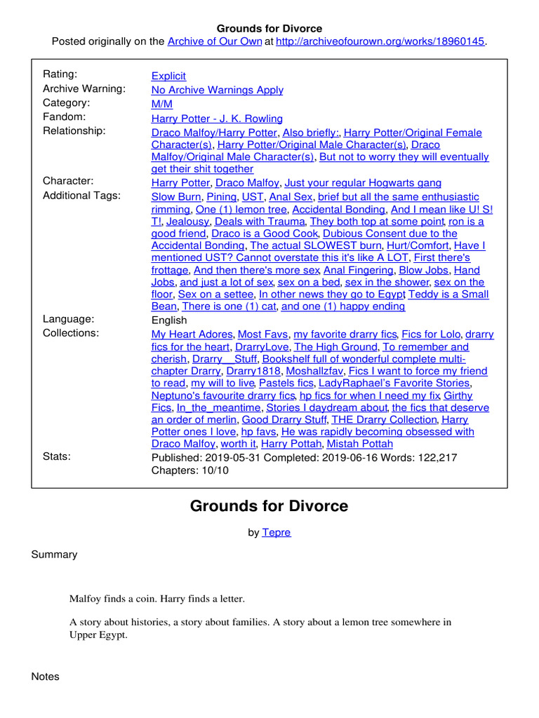 Grounds For Divorce PDF