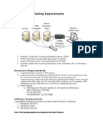 Audio Fidelity Testing Requirements