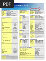 Bash Script Cheat Sheet Pdf Unix Software Computer Engineering