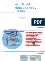 Desarrollo Del Pensamiento Analítico y Crítico