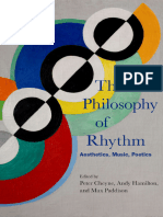 Peter Cheyne Andy Hamilton Max Paddison The Philosophy of Rhythm Aesthetics Music Poetics