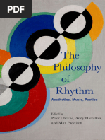 Peter Cheyne Andy Hamilton Max Paddison The Philosophy of Rhythm Aesthetics Music Poetics