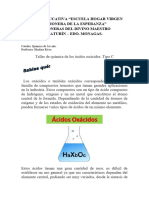 Taller Evaluación Formación de Ácidos Modelo C