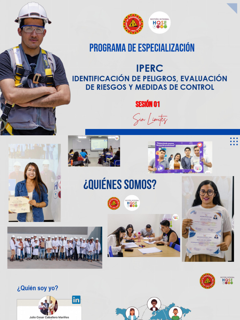 Especialización en Gestión de SST IPERC | PDF | Seguridad y salud ...