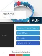 EDUC 2242 - Cours 5