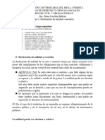 Declaración de Nulidad o Rescisión