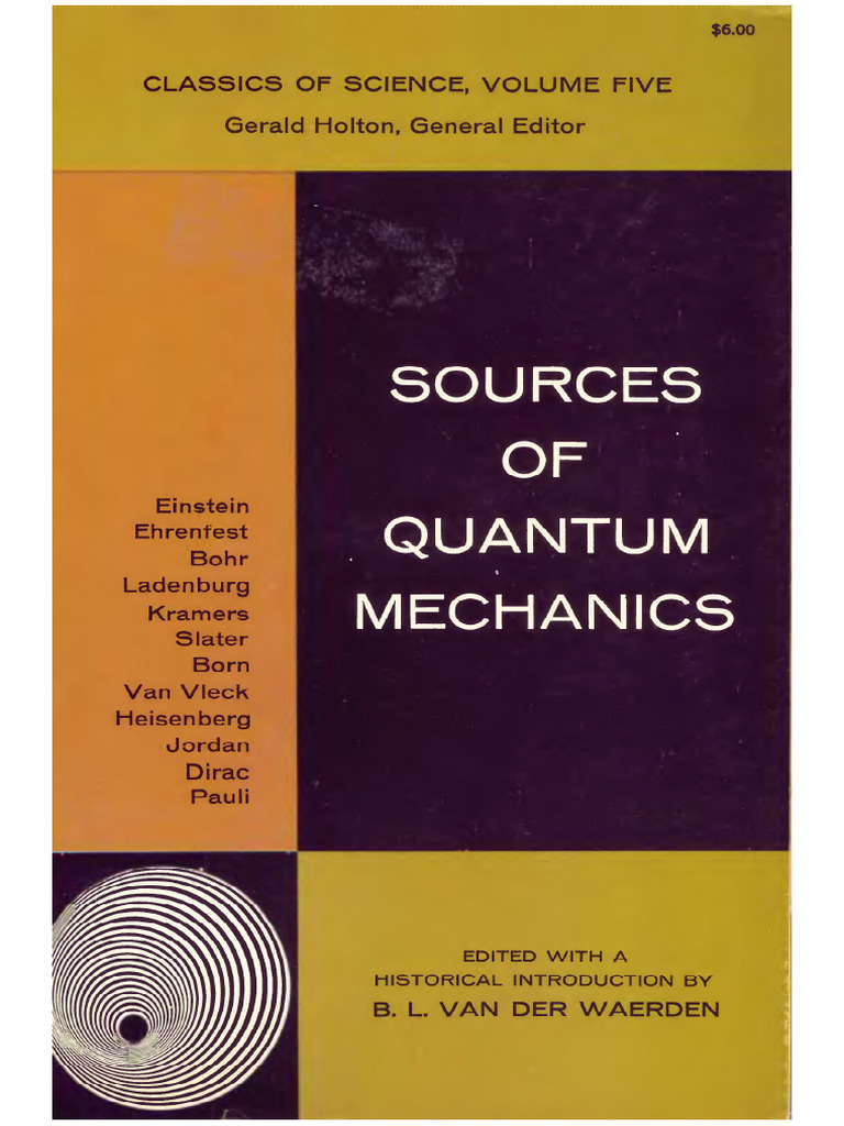 Sources of Quantum Mechanics PDF