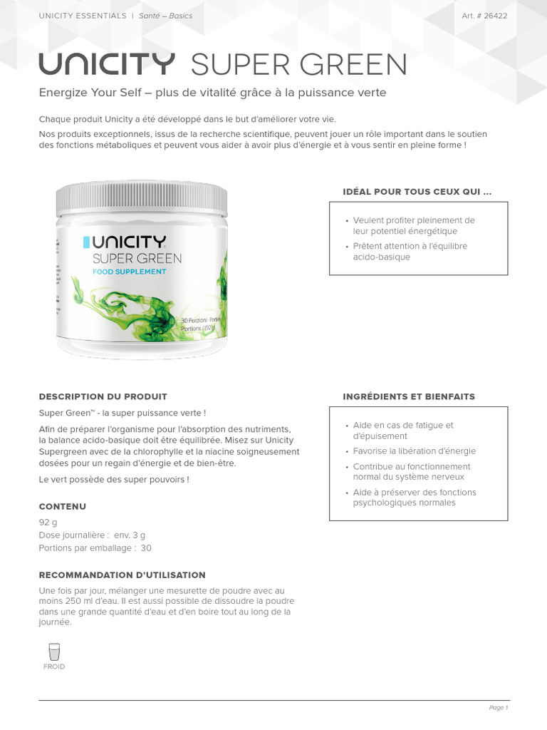 SuperGreen FRA | PDF