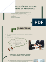 Organización Del Sistema Notarial en Argentina