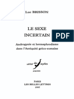Brisson, Luc - Le Sexe Incertain - Androgynie Et Hermaphrodisme Dans L'antiquité Gréco-Romaine (1997, Les Belles Lettres) - Libgen - Li