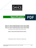 QCF Grades 1-3 Specification - Royal Academy of Dance