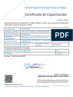 Certificacion Sence