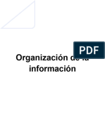 Organización de La Información