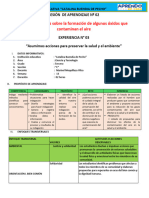 SESIÓN de APRENDIZAJE #02 3ro Gases Contaminantes