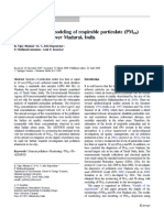 Measurement and Modeling of Respirable Particulate (PM10) and Lead Pollution Over MAdurai, India