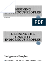 Defining Indigenous Peoples