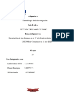 PROYECTO DE METOOLOGIA Fase Final