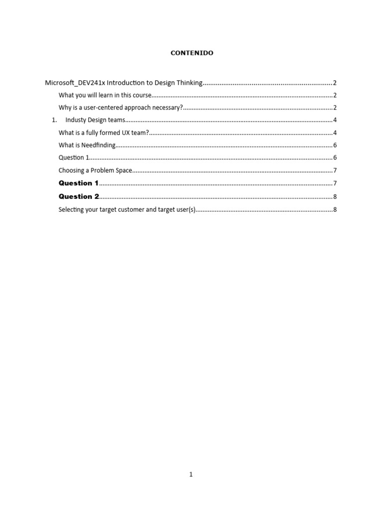 Notas del curso microsoft dev241x introduction to design thinking pdf