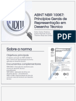 Resumo - ABNT NBR 10067 - Princípios Gerais de Representação em Desenho Técnico