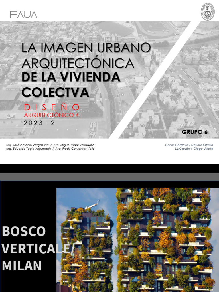 Imagen Urbana de Vivienda Colectiva | PDF | Ventilación (Arquitectura ...