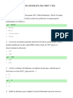 PS23 GPM4 Examen de Geografía Del Perú y Del Mundo