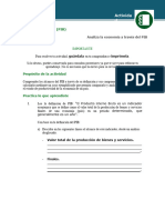 Analiza La Economía A Través Del PIB HOJA DE TRABAJO 1