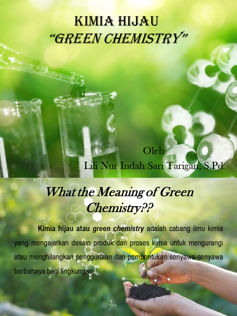 Kimia Hijau | PDF