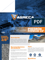 Piedrin Premium 3 8 Ficha Tecnica Agreca