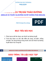 THUỐC ĐIỀU TRỊ ĐÁI THÁO ĐƯỜNG