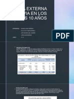 La Deuda Externa de Bolivia en Los Últimos