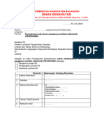 Formulir Surat Permohonan Hak Akses Pengguna Festronik