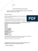 Frutas, Las Verduras, Los Cereales Integrales, La Leche y Los Productos Lácteos Sin Grasa o Bajos en Grasa