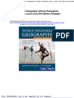 World Regional Geography Without Subregions Global Patterns Local Lives 6th Edition Pulsipher Test Bank Full Download