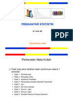 Pengantar Statistik 1 Pendahuluan