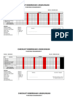 Ceklist Kebersihan Lingkungan 2023