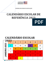 Calendário Letivo - 2023 - Editável