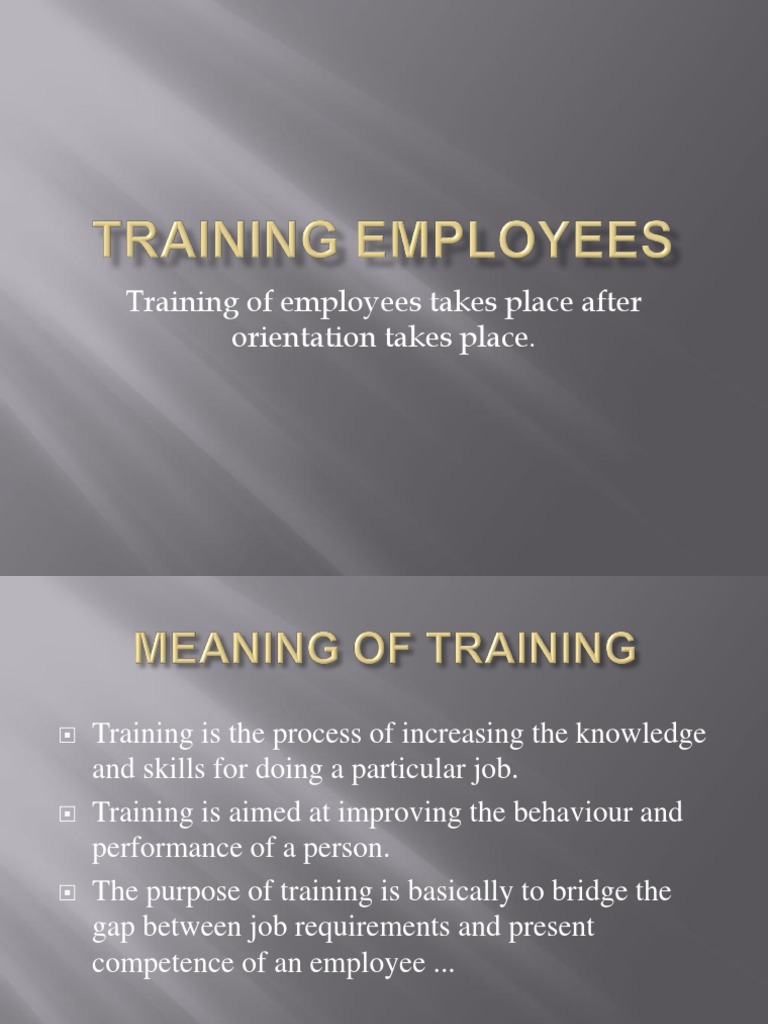 Effective Employee Training Methods | PDF | Competence (Human Resources ...