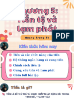 Chương 5 Tiền Tệ Và Lạm Phát