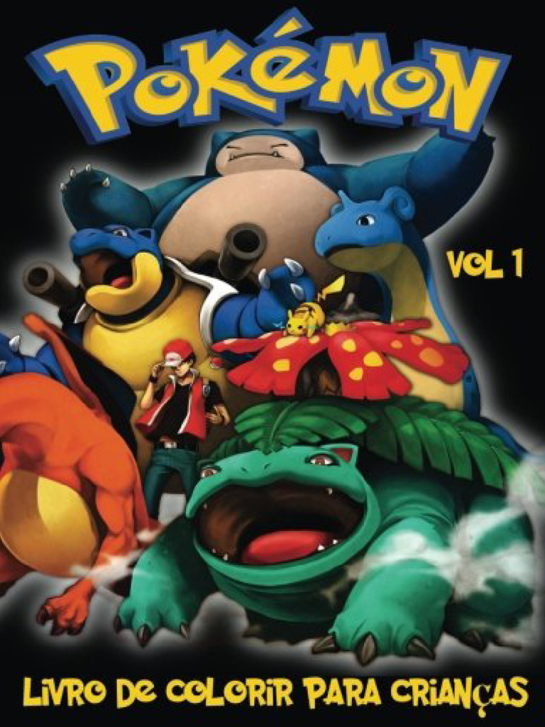 Livro de Colorir Pokémon para Crianças | PDF | Autoajuda