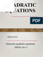 G9 Math Q1 - Week 1 Intro of Quadratic Equation