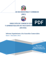 2012 Informe Seguimiento Acuerdos Comerciales