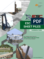 ESC Vinyl Sheet Pile Installation Guide